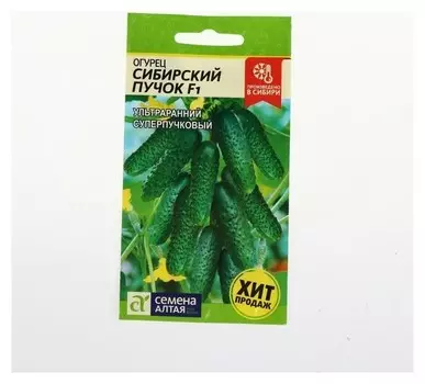 Семена огурец "Сибирский пучок", F1, 5 шт