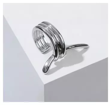 Серьга "Каффа" проволка, цвет серебро