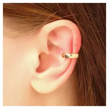 Серьга "Каффа" роспись, цвет золото