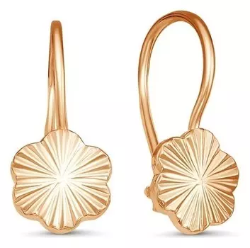 Серьги детские "Цветок" гвоздичка