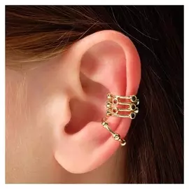 Серьги "Каффы" шарики, цвет чёрно-жёлтый в золоте