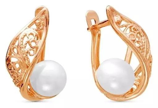 Серьги позолота "Забота"