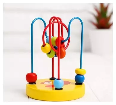 Серпантинка-лабиринт с пластиковыми бусинами Крабик