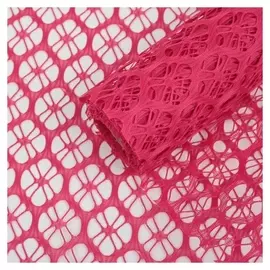 Сетка для цветов "Крошет фигурный", малиновый, 0,48 х 4,5 м