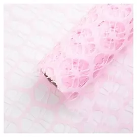 Сетка для цветов "Крошет фигурный", розовый, 0,48 х 4,5 м