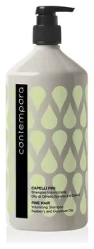 Шампунь для придания объема с маслом облепихи и огуречным маслом