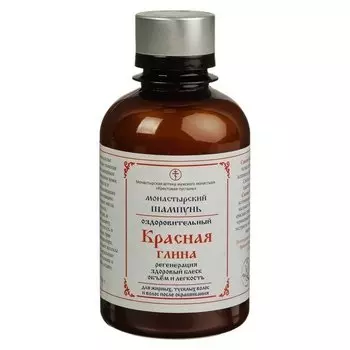 Шампунь для волос безсульфатный монастырский Глина красная