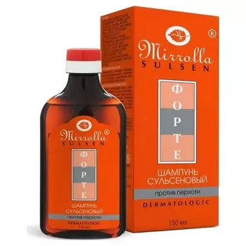 Шампунь для волос против перхоти "Сульсен Форте" (Объем 150 мл)