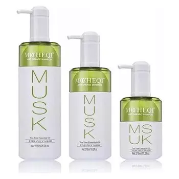 Шампунь для жирных волос с кератином и маслом чайного дерева Anti Grease Shampoo (Объем 518 мл)