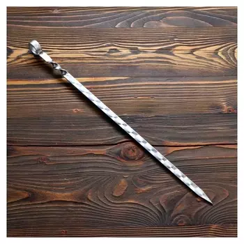 Шампур узбекский для люля кебаб широкий 40см/1,4 см