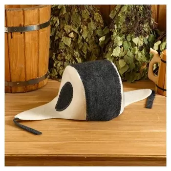 Шапка банная модельная "Шлемофон"