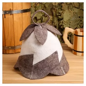 Шапка для бани и сауны "Колокольчик"