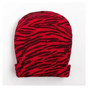 Шапочка для девочки, цвет красный, размер 40-44