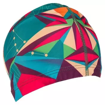 Шапочка для плавания взрослая Геометрия