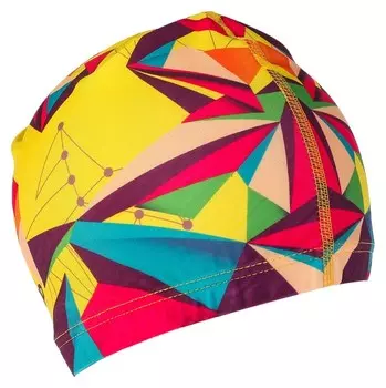Шапочка для плавания взрослая геометрия