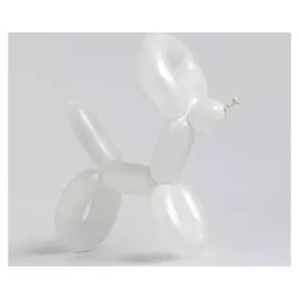 Шар для моделирования латексный 150", стандарт, набор 100 шт., цвет белый