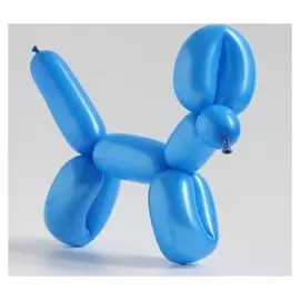 Шар для моделирования латексный 250", стандарт, набор 100 шт., цвет синий