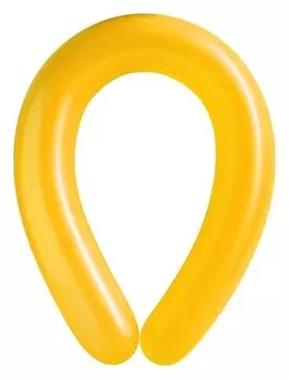 Шар для моделирования латексный 350", макарун, набор 100 шт., цвет оранжевый