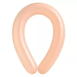 Шар для моделирования латексный 350", макарун, набор 100 шт., цвет телесный