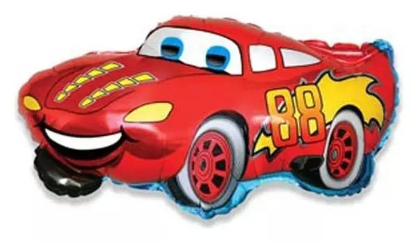 Шар фольгированный 12" «Машина», тачка, для палочки