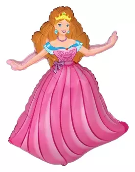 Шар фольгированный 12" «Принцесса» для палочки