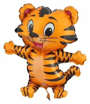 Шар фольгированный 12" Тигрёнок для палочки