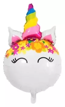 Шар фольгированный 18" «Единорог», голова