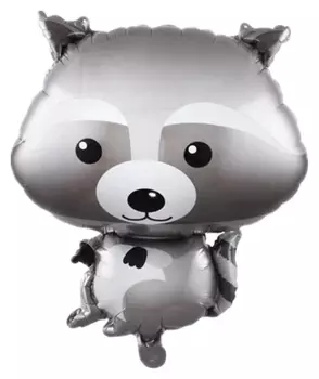 Шар фольгированный 18""енот"