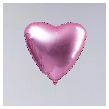 Шар фольгированный 19" сердце, мистик фламинго
