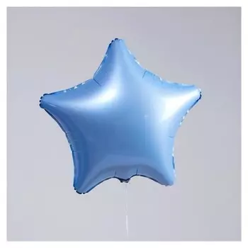 Шар фольгированный 19", звезда, цвет синие сумерки