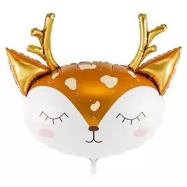 Шар фольгированный 20" «Олень. голова», фигура