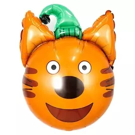 Шар фольгированный 21" «Коржик. Три кота», фигура-голова