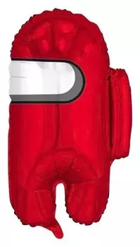Шар фольгированный 26" «Космонавтик», фигура, цвет красный