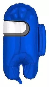 Шар фольгированный 26" «Космонавтик», фигура, цвет синий