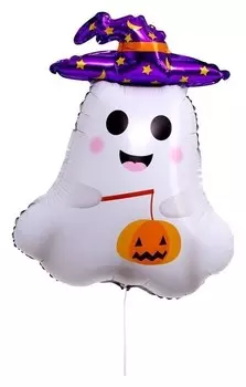 Шар фольгированный 26" «Привидение в колпаке»