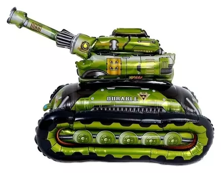 Шар фольгированный 28" «Танк», на гусеницах