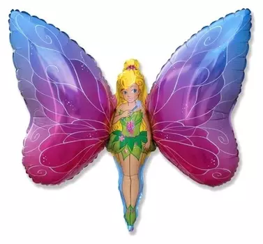 Шар фольгированный 30" «Фея», бабочка