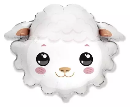 Шар фольгированный 30" «Голова овечки», фигура