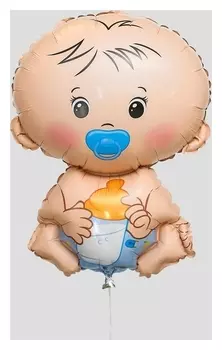 Шар фольгированный 30" «Малыш», мальчик