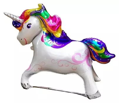 Шар фольгированный 31" «Единорог»