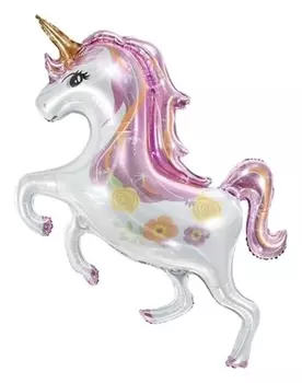 Шар фольгированный 32""единорог нежный"