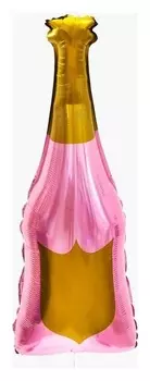 Шар фольгированный 32" «Шампанское розовое», фигура