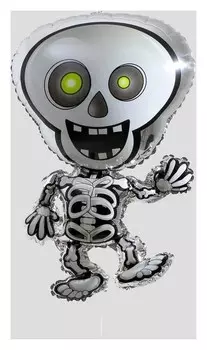 Шар фольгированный 32" «Скелет», фигура