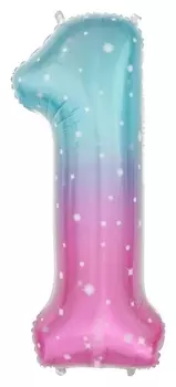 Шар фольгированный 34""1", нежные искры
