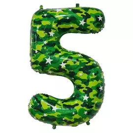 Шар фольгированный 34""5", камуфляж 131015
