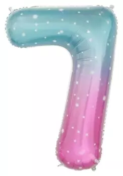 Шар фольгированный 34""7", нежные искры