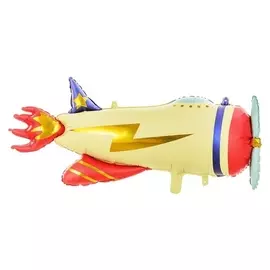 Шар фольгированный 36" «Самолёт ретро», фигура