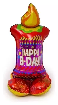 Шар фольгированный 36" «Свеча на подставке»