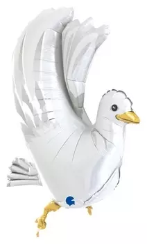 Шар фольгированный 37" «Голубь», фигура
