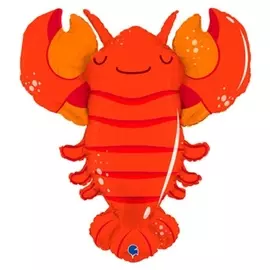Шар фольгированный 39"фигура"лобстер"